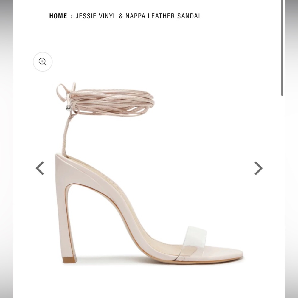 NWT Schutz Jessie Vinyl & Nappa Leather Sandal